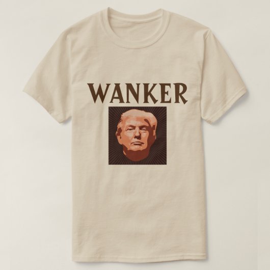 T-shirt Trump Wanker (Design devant)