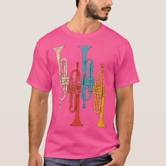 T-shirt Trumpe Jazz (Devant)