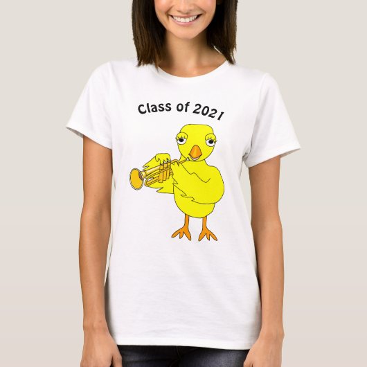 T-shirt Trumpet Chick Grad (Devant)