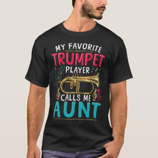 T-shirt Trumpet Music Brass My Favorite Trumpet Player Cal