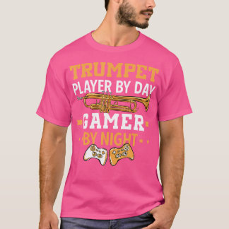 T-shirt Trumpet Player Gamer Trumpeter Musical Instrument