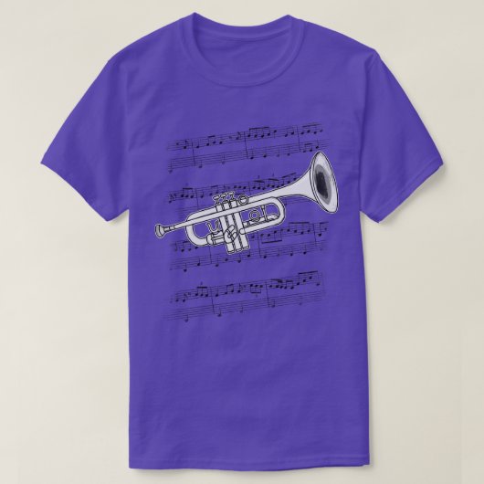 T-shirt Trumpet Player Trumpeter Brass Musicien (Design devant)