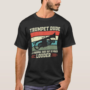 T-shirt Trumpet Player Vintage Retro Trumpet Duo comme un