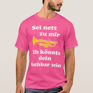 T-shirt Trumpet Pour La Musique En Laiton Orchestre En Lai