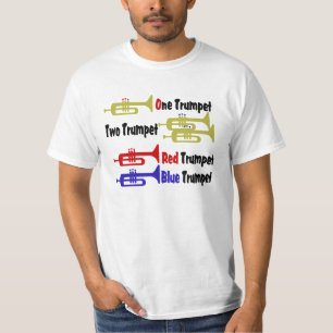T-shirt Trumpet rouge Trumpet bleu