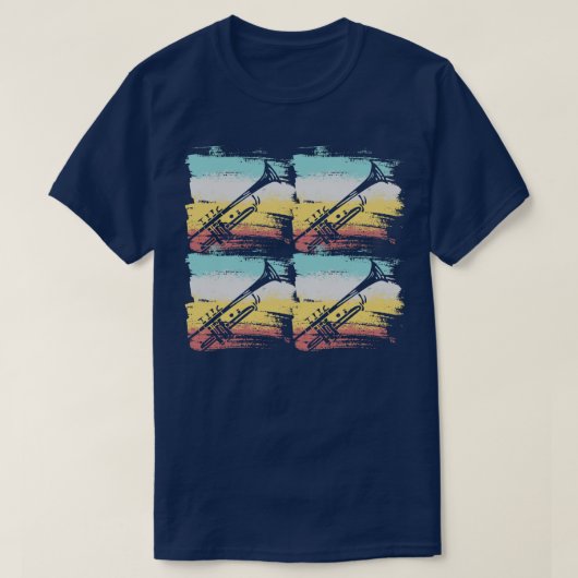 T-shirt Trumpet Vintage (Design devant)