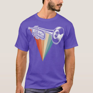 T-shirt Trumpeter de musique de jazz de Trumpet rétro