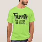T-shirt Trumpeter Rough Texte (Devant)