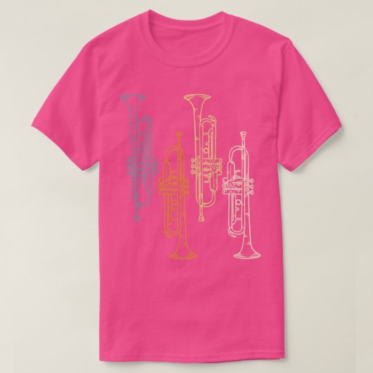 T-shirt Trumpets Vintages (Design devant)