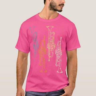 T-shirt Trumpets Vintages