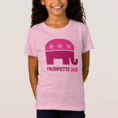 T-Shirt Trumpette Cutie Pro-Trump Vêtements pour enfants (Devant)