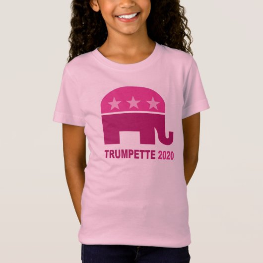 T-Shirt Trumpette Cutie Pro-Trump Vêtements pour enfants (Devant)