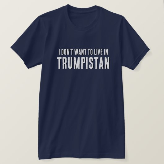 T-shirt Trumpistan drôle (Design devant)