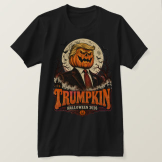 T-shirt Trumpkin Halloween 2026 Drôle