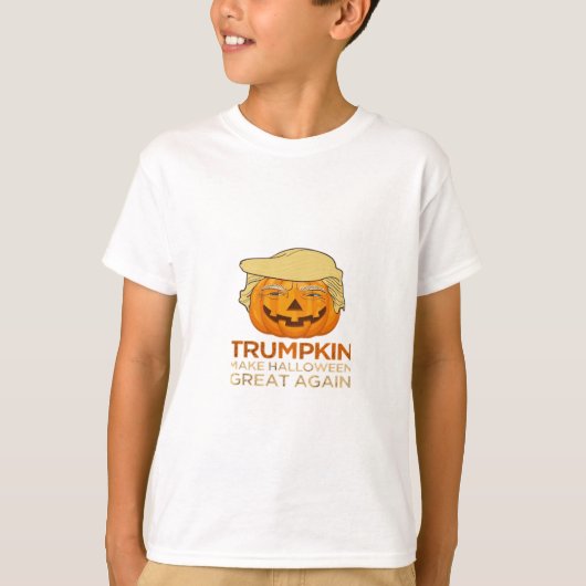 T-shirt Trumpkin Halloween Funny Classic (Devant)