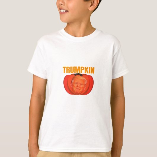 T-shirt Trumpkin Halloween Jack-o'-lantern Graphic Funny (Devant)