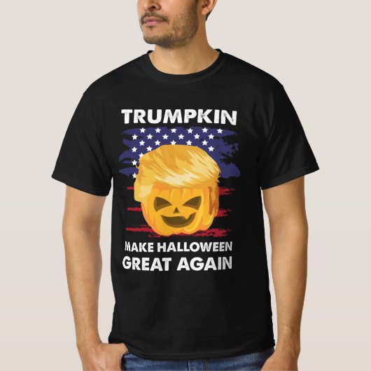 T-shirt Trumpkin Make Halloween Great Again (Devant)
