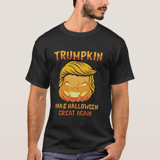 T-shirt Trumpkin Trump Jack-o'-lantern rend l'Halloween su (Devant)
