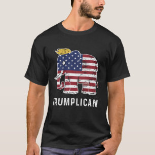 T-shirt Trumplican drôle Président Trump 2024 Re politique