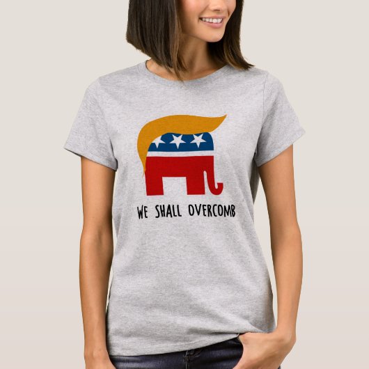 T-shirt Trumplican - nous Overcomb (Devant)