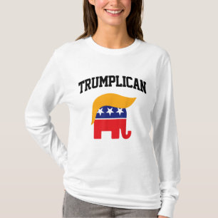 T-shirt Trumplican Trump soutient