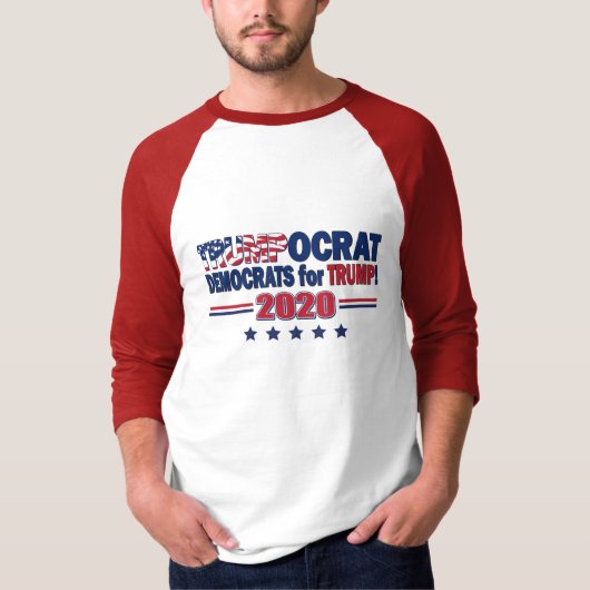 T-shirt Trumpocrat - Démocrates pour Trump (Devant)