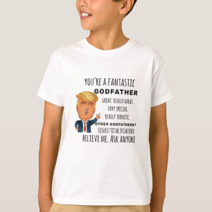 T-shirt Trumps Parrain drôle cadeau d'anniversaire