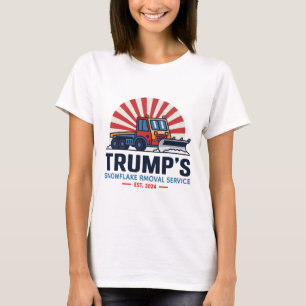 T-shirt Trump's Snowflake Removal Service Funny Donald Tru