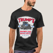 T-shirt Trump's Snowflake Removal Service Funny Trump 2025 (Devant)