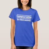 T-shirt Trumpservative la majorité silencieuse, (Devant)