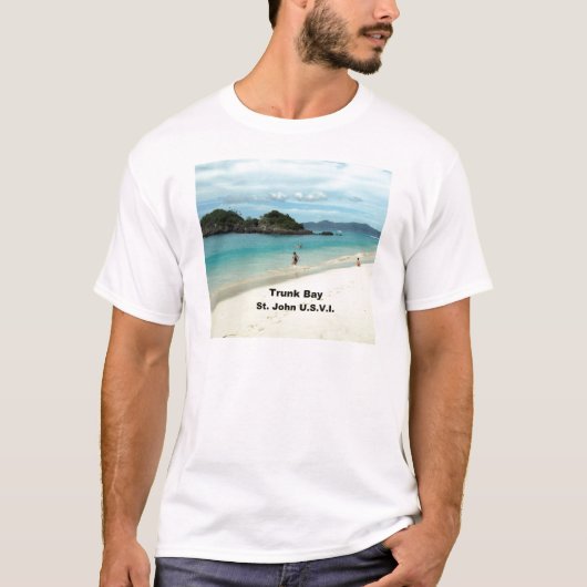 T-shirt Trunk Bay, St. John (Devant)