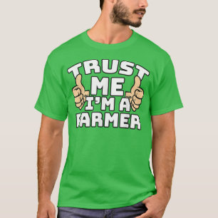 T-shirt Trust Me I'm A Farmer Thumbs Up Job 
