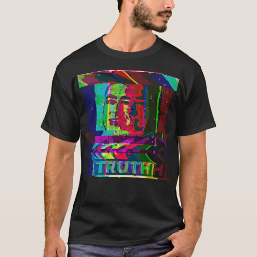 T-shirt Truth Glitch (Devant)
