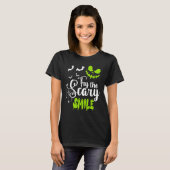 T-shirt Try The Scary Smile Pumpkin Jack O Lantern Face (Devant entier)