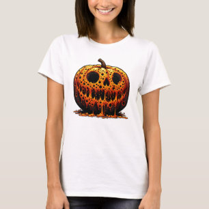 T-shirt Trypophobia Citrouille Peau Éffrayant Halloween Dé