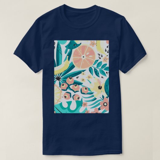 T-shirt TS classique Plante exotique tropicale Avocado (Design devant)