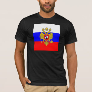 T-shirt Tsar de Muscovia, drapeau de la Russie