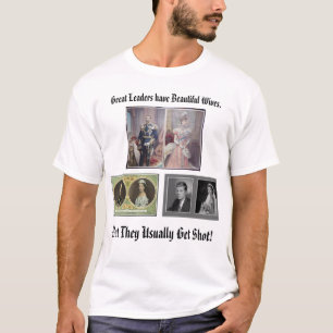 T-shirt Tsar Nicholas et tsarine Alexandra, le bout C…
