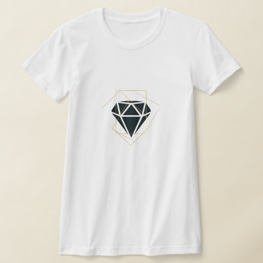 T-shirt Tshart diament noir (Poser)