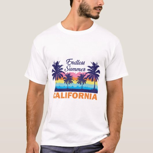 T-shirt Tshirt-Design-Endless-Summer-California-15050101 0 (Devant)