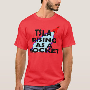 T-shirt Tsla se levant comme une fusée 1