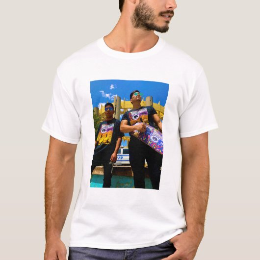 T-SHIRT TST SKATEBOARDS MERCH (Devant)