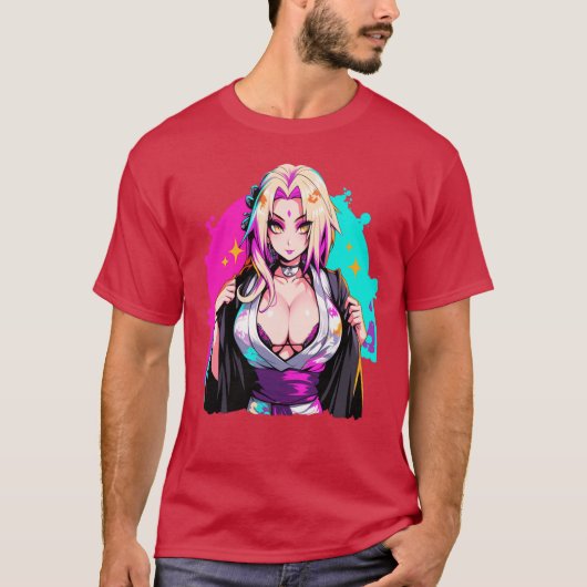 T-shirt tsunade senju 5e hokage (Devant)