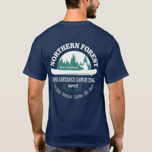T-shirt Tt de la forêt septentrionale (pirogue)