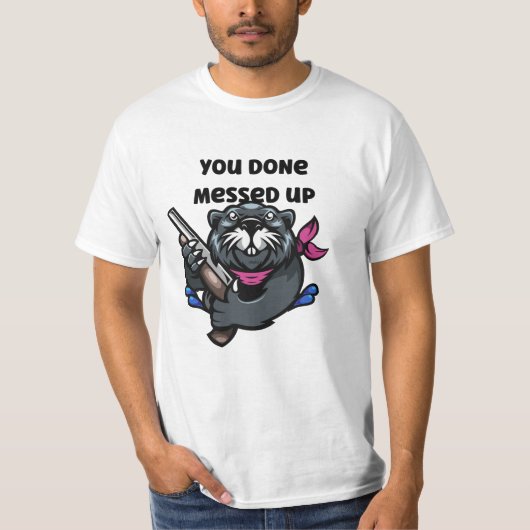 T-shirt Tu As Fini Par Me Faire Mal (Devant)