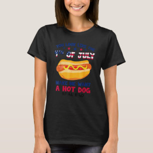 T-shirt Tu As L'Air 4 juillet Me Fait Vouloir Un Hotdog