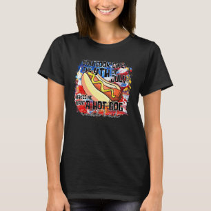 T-shirt Tu As L'Air 4 juillet Me Fait Vouloir Un Hotdog R