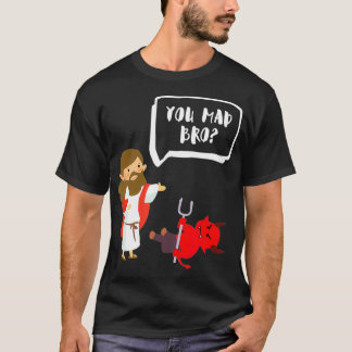 T-shirt Tu As Mu Bro Jesus Devil Funny Christian