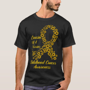 T-shirt Tu Chilhood Cancer Awareness Mois Costume Cousin