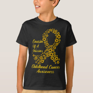 T-shirt Tu Chilhood Cancer Awareness Mois Costume Cousin